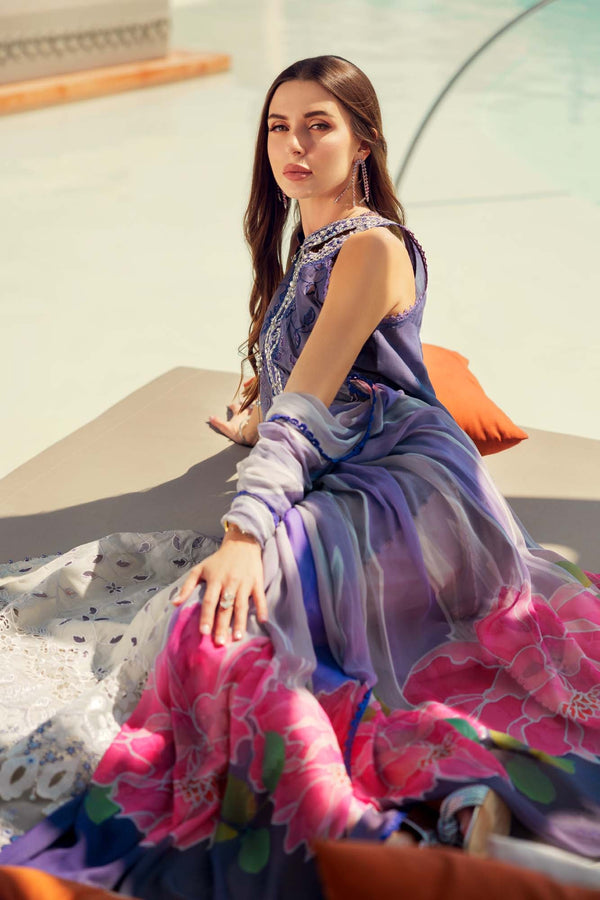 Noor by Saadia Asad | Eid Laserkari Lawn 24 | D3 - House Of Hania