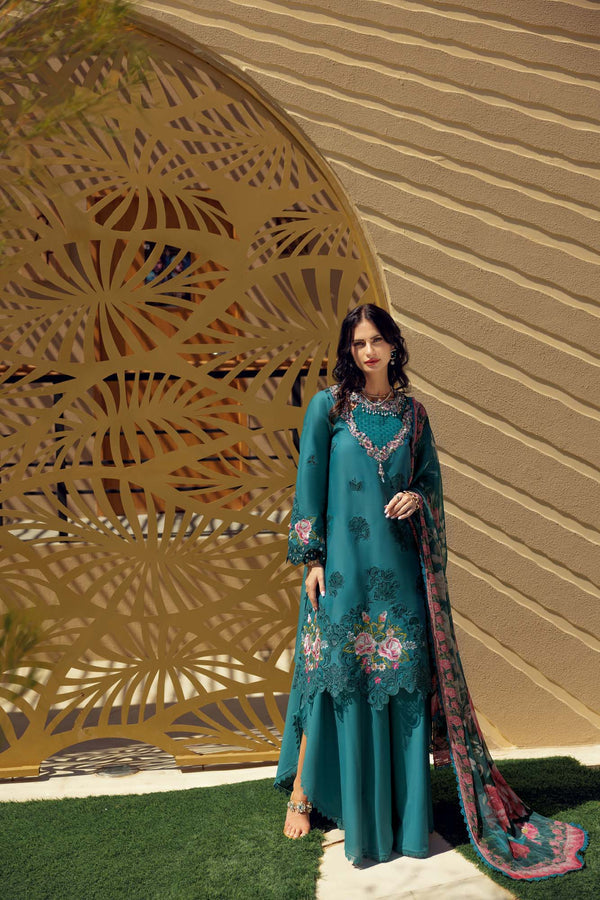 Noor by Saadia Asad | Eid Laserkari Lawn 24 | D4 - House Of Hania