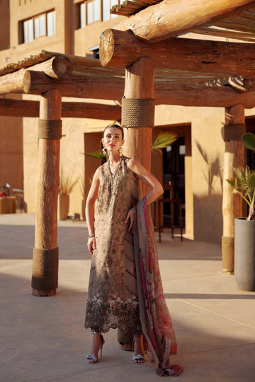 Noor by Saadia Asad | Eid Laserkari Lawn 24 | D8 - House Of Hania