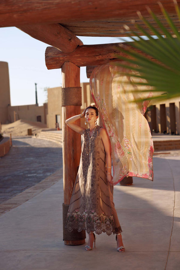 Noor by Saadia Asad | Eid Laserkari Lawn 24 | D8 - House Of Hania