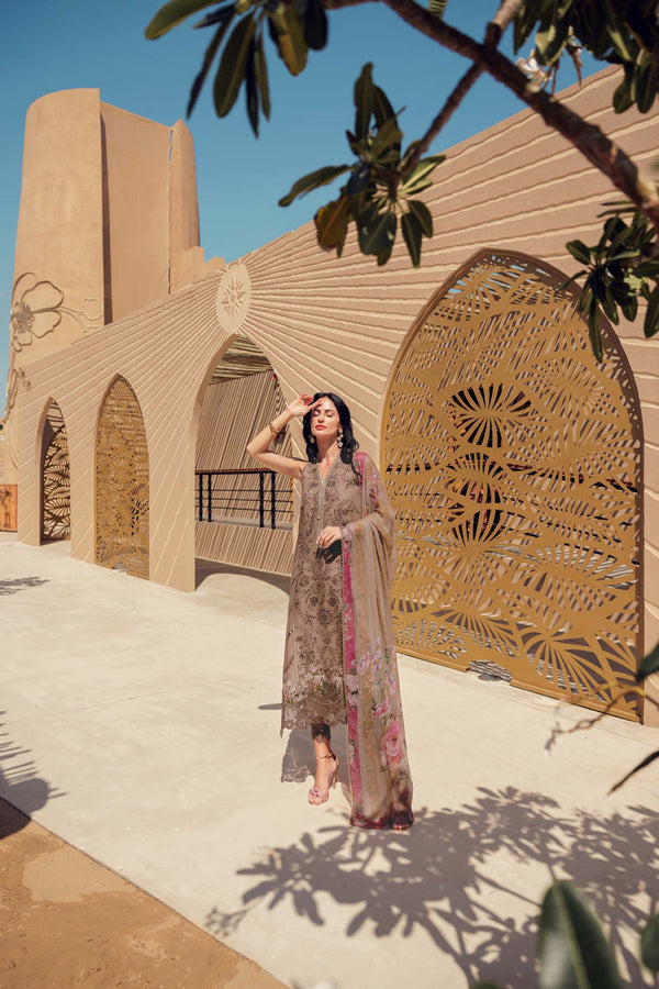 Noor by Saadia Asad | Eid Laserkari Lawn 24 | D8 - House Of Hania