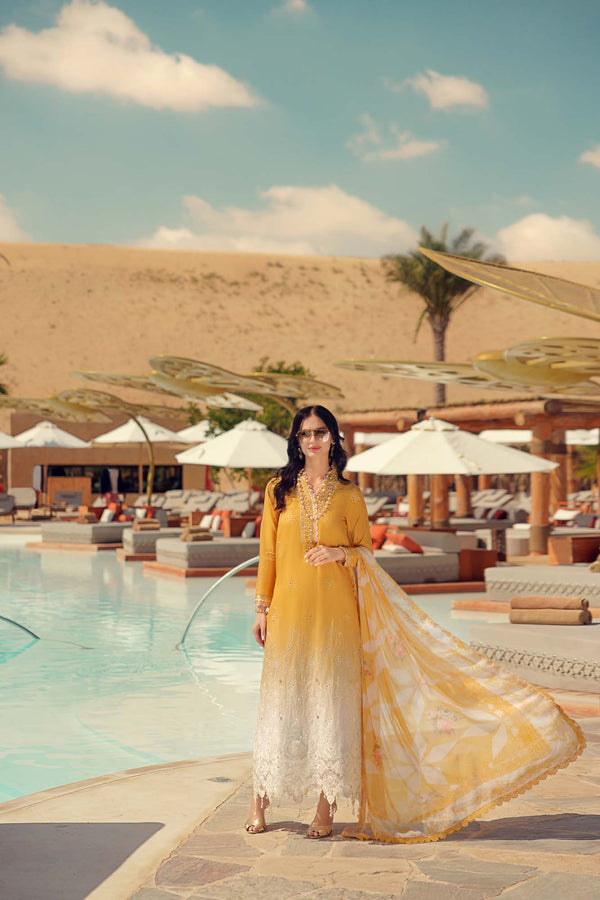 Noor by Saadia Asad | Eid Laserkari Lawn 24 | D9 - House Of Hania