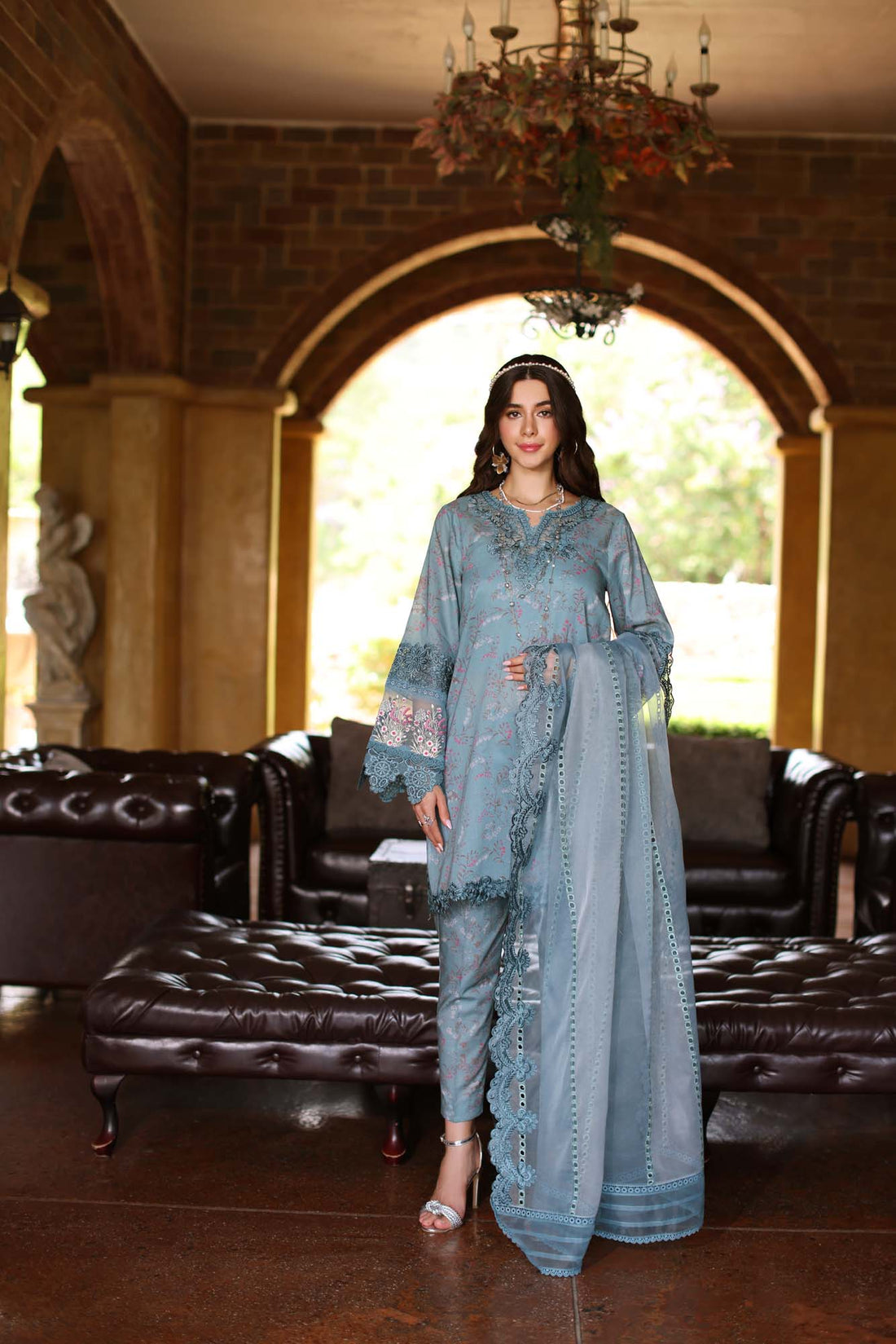 Noor by Saadia Asad | Eid Luxe Printkari 24 | D2 - House Of Hania