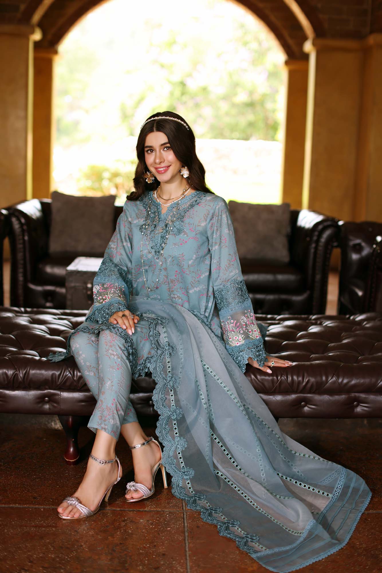 Noor by Saadia Asad | Eid Luxe Printkari 24 | D2 - House Of Hania