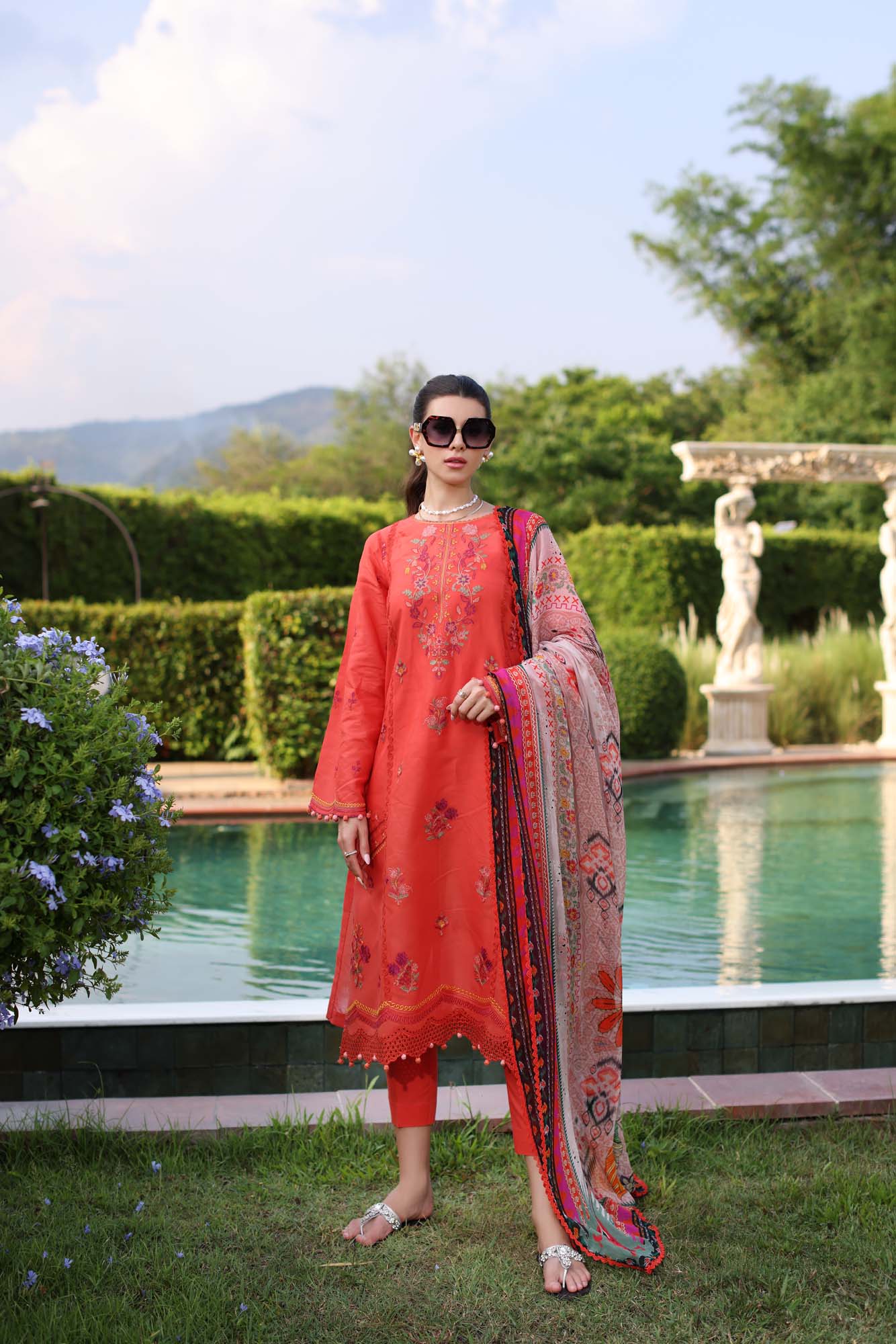 Noor by Saadia Asad | Eid Luxe Printkari 24 | D3 - House Of Hania