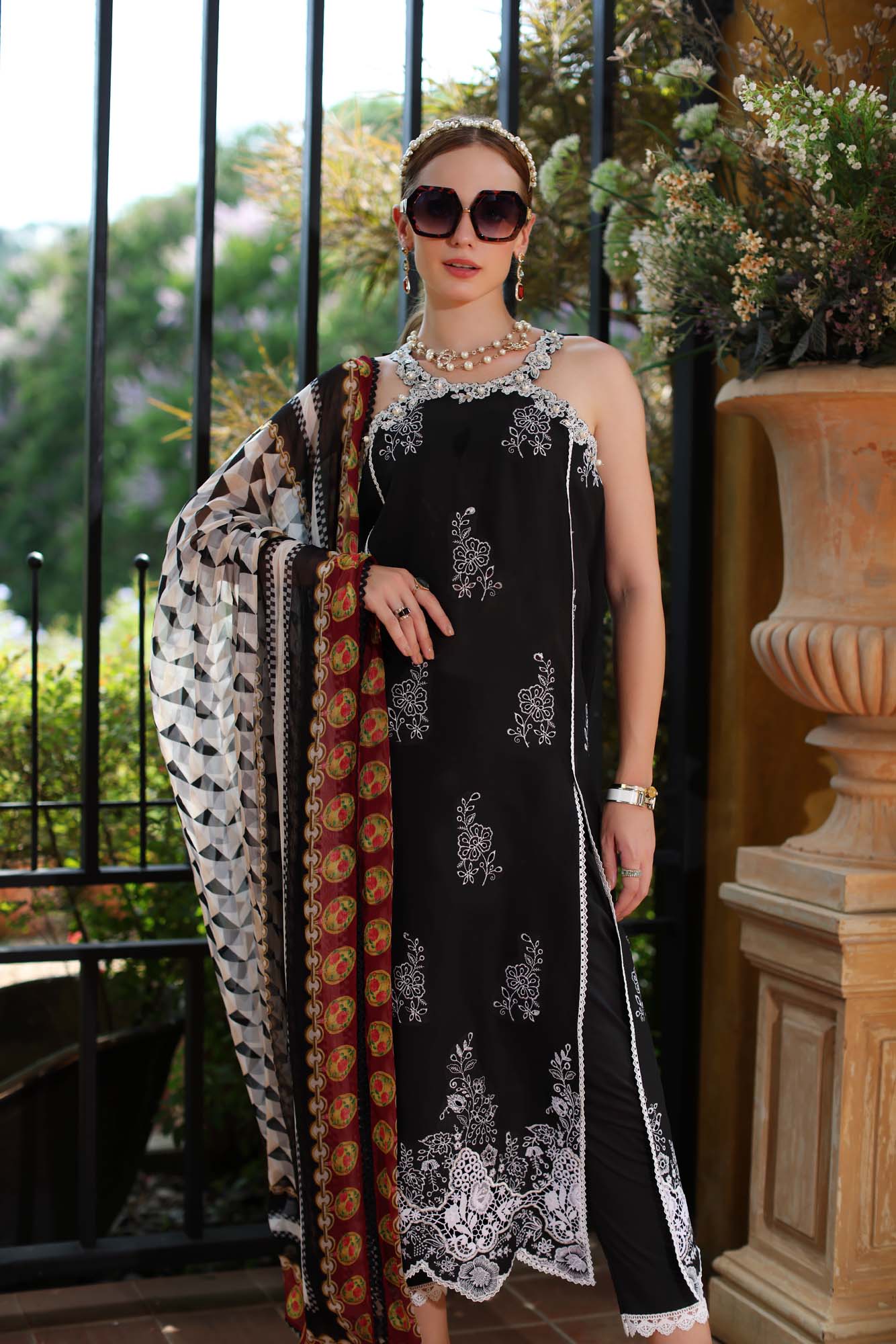 Noor by Saadia Asad | Eid Luxe Printkari 24 | D6 - House Of Hania