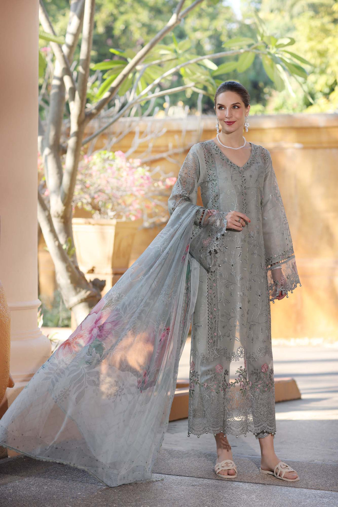 Noor by Saadia Asad | Eid Luxury Laserkari 25 | D1-A - House Of Hania