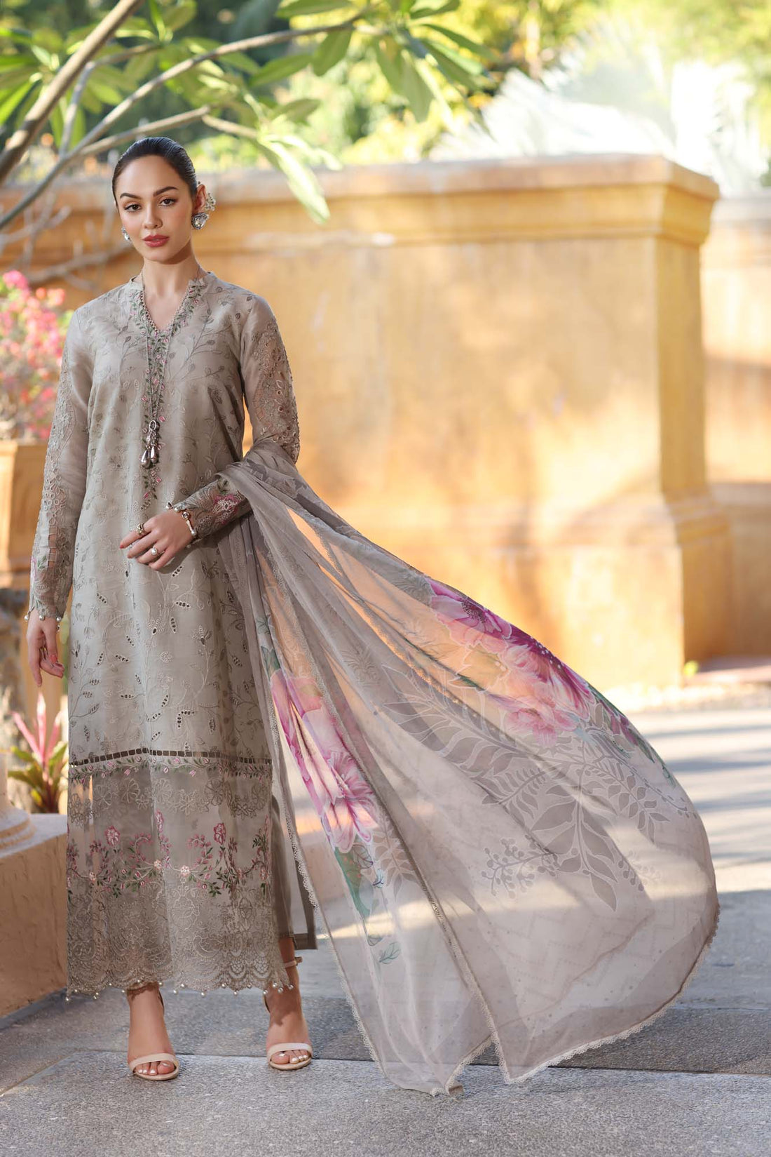 Noor by Saadia Asad | Eid Luxury Laserkari 25 | D1-B - House Of Hania