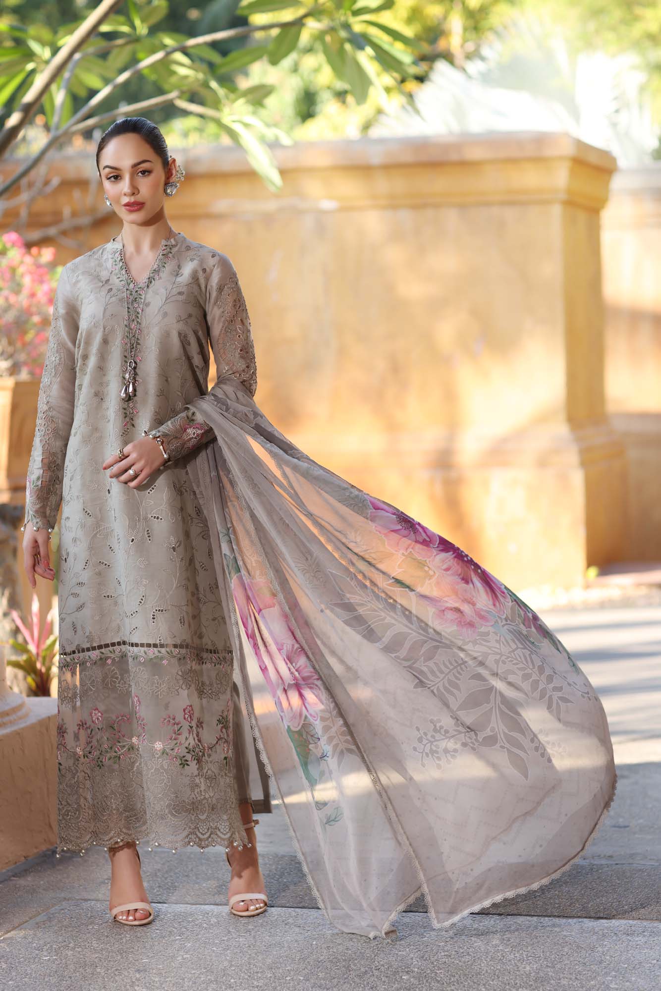 Noor by Saadia Asad | Eid Luxury Laserkari 25 | D1-B - House Of Hania