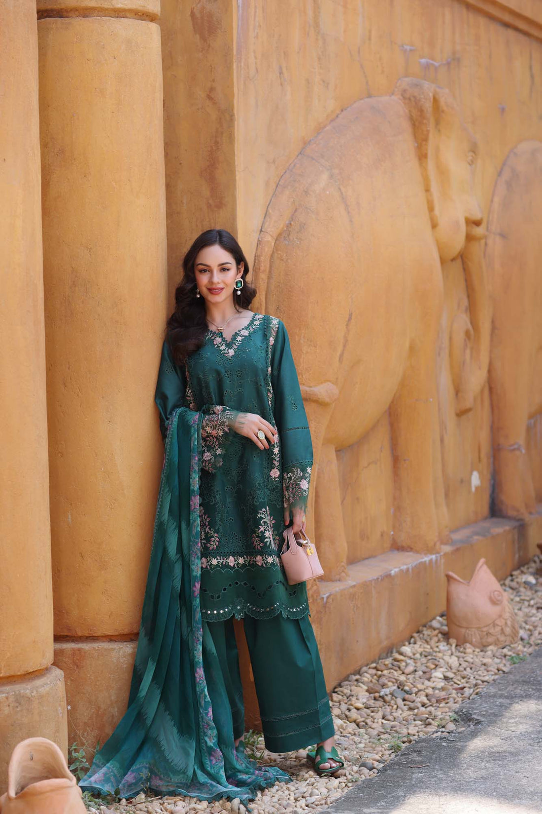 Noor by Saadia Asad | Eid Luxury Laserkari 25 | D10-A - House Of Hania