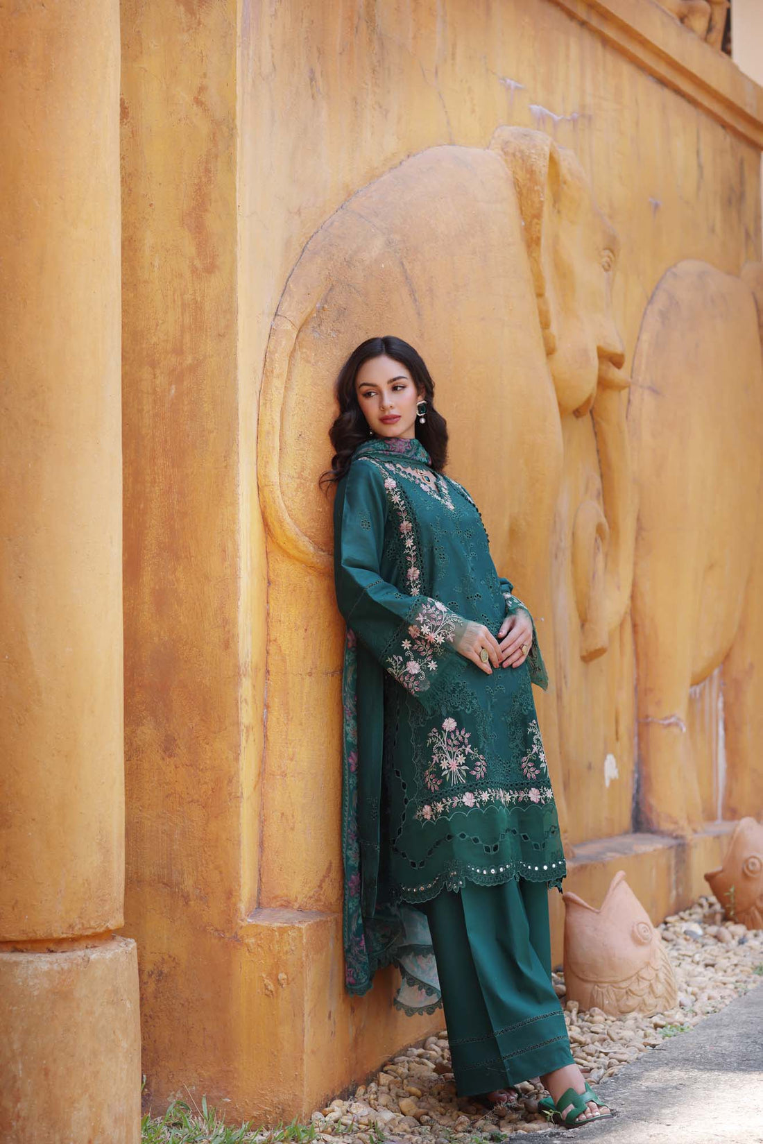 Noor by Saadia Asad | Eid Luxury Laserkari 25 | D10-A - House Of Hania