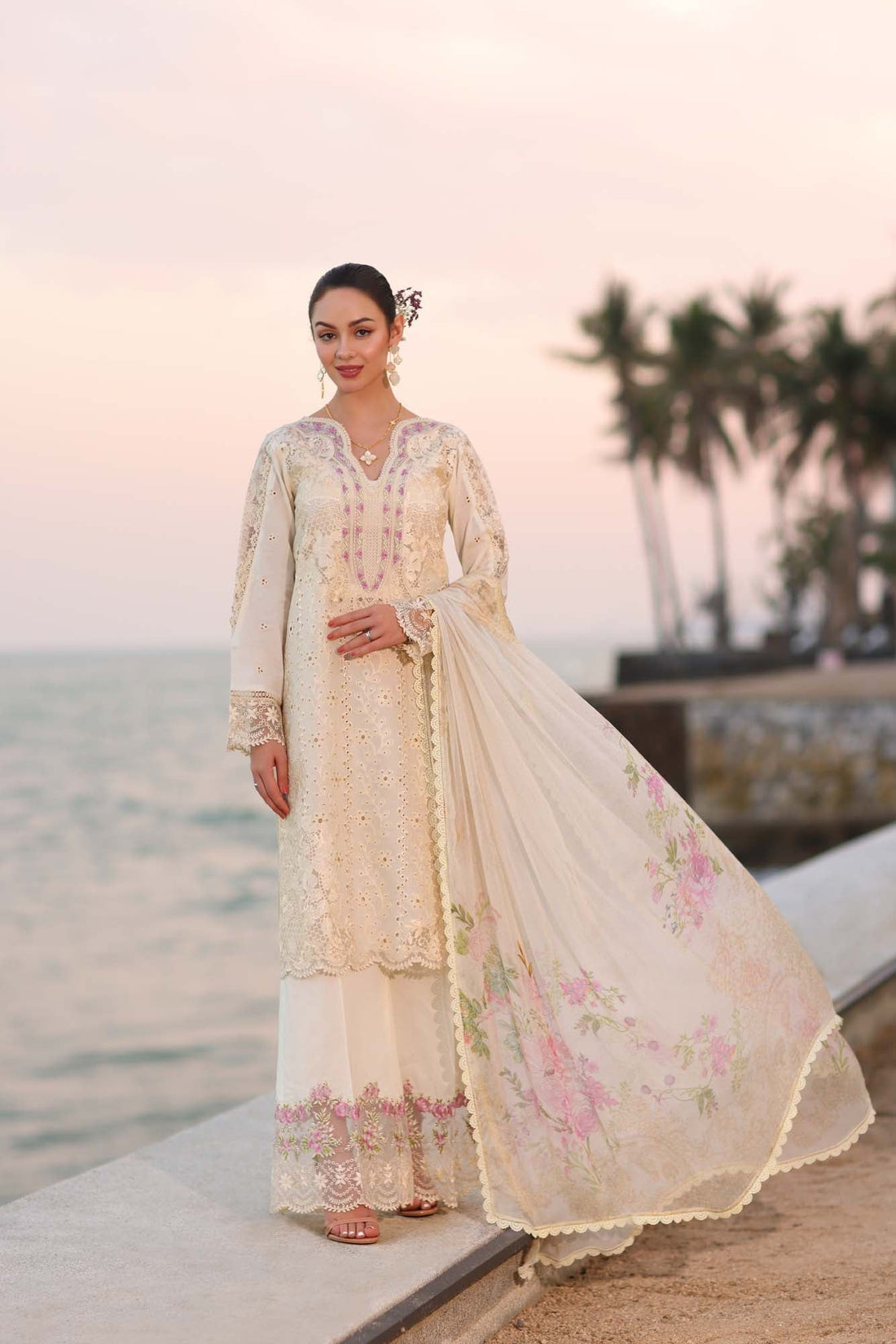Noor by Saadia Asad | Eid Luxury Laserkari 25 | D3-A - House Of Hania
