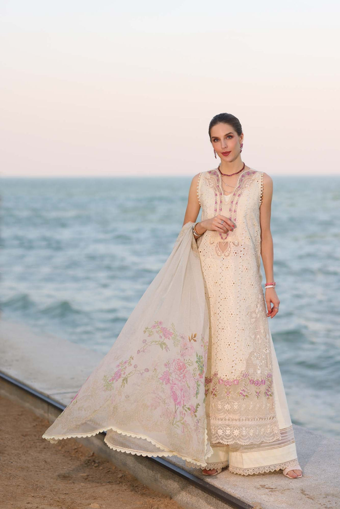 Noor by Saadia Asad | Eid Luxury Laserkari 25 | D3-A - House Of Hania