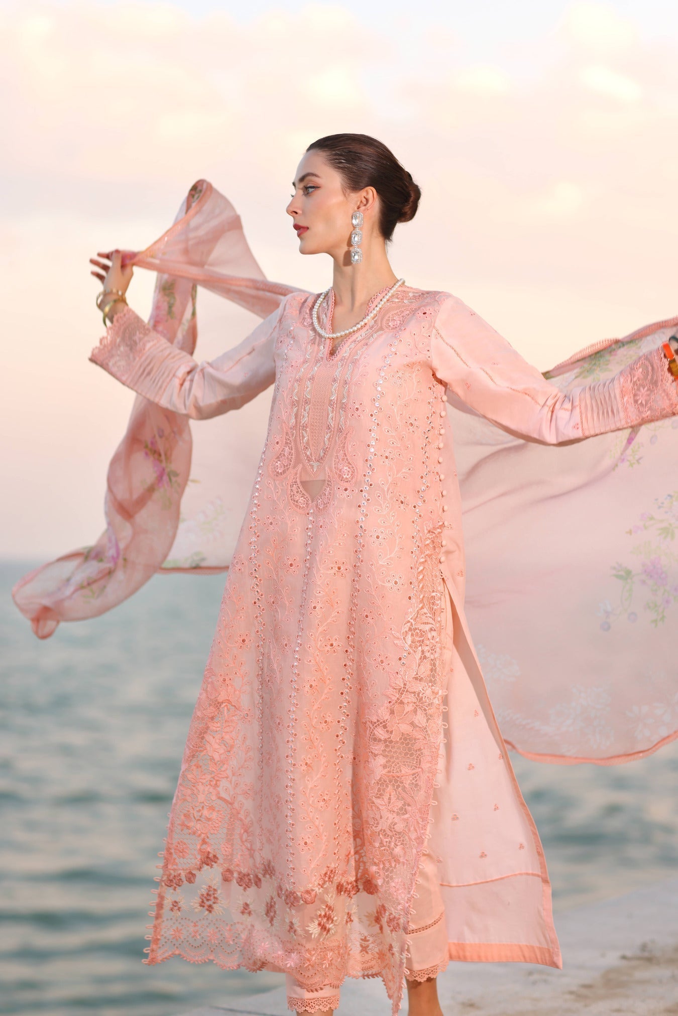 Noor by Saadia Asad | Eid Luxury Laserkari 25 | D3-B - House Of Hania