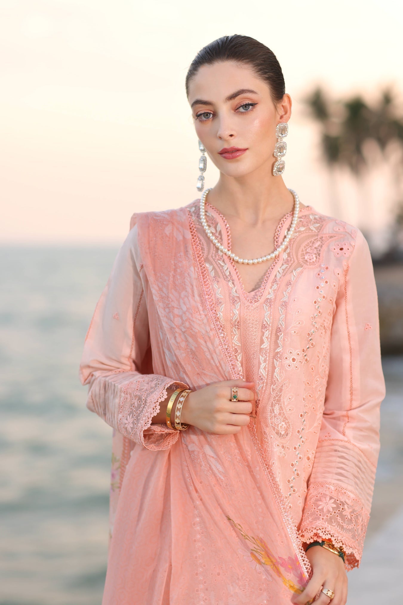 Noor by Saadia Asad | Eid Luxury Laserkari 25 | D3-B - House Of Hania