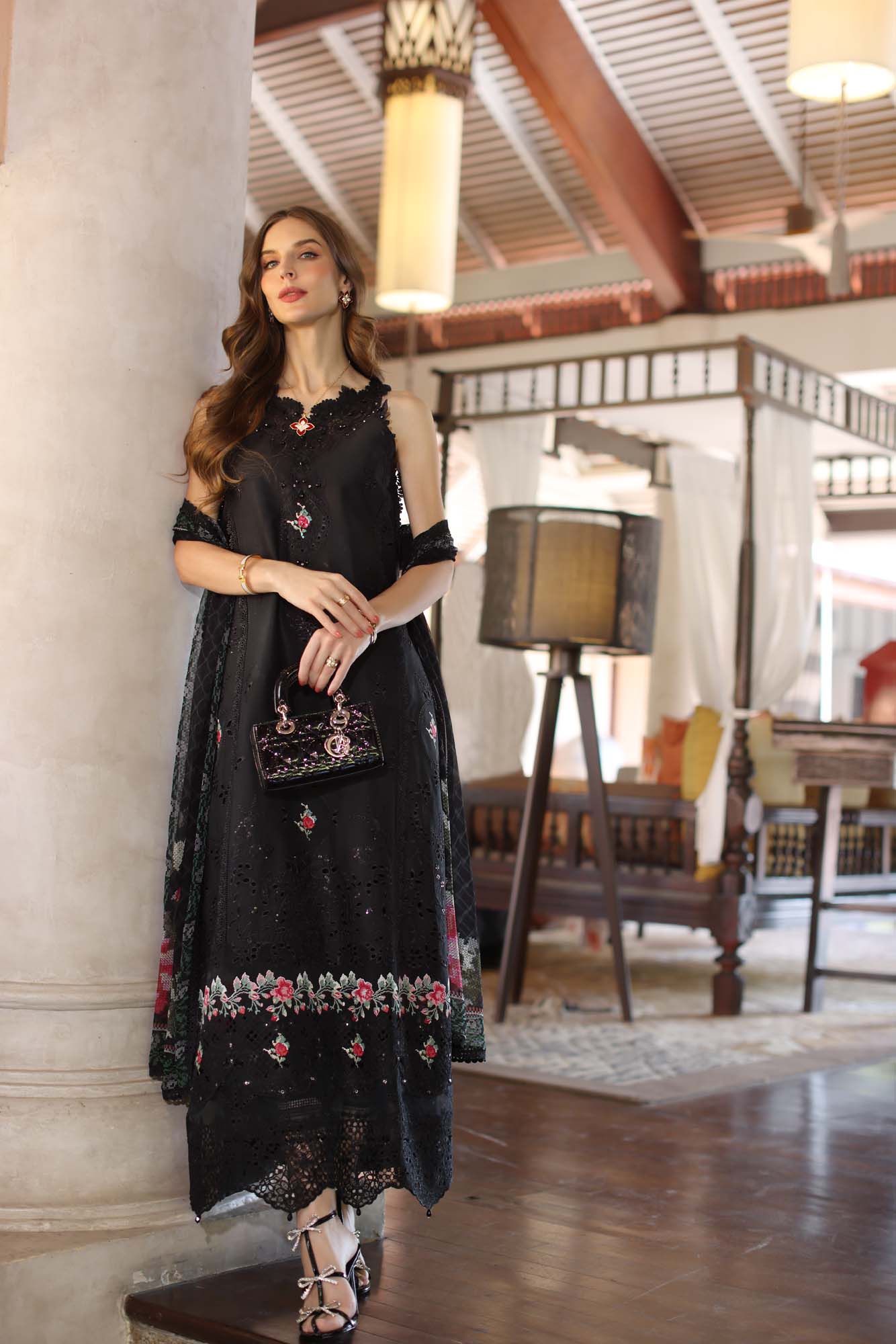 Noor by Saadia Asad | Eid Luxury Laserkari 25 | D4-A - House Of Hania