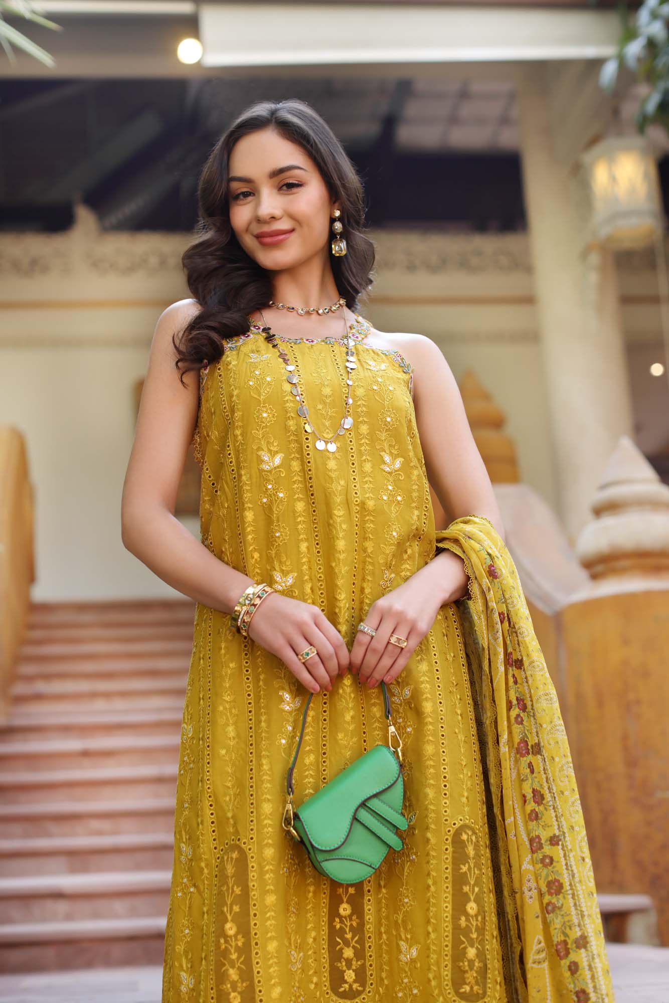Noor by Saadia Asad | Eid Luxury Laserkari 25 | D5-A - House Of Hania