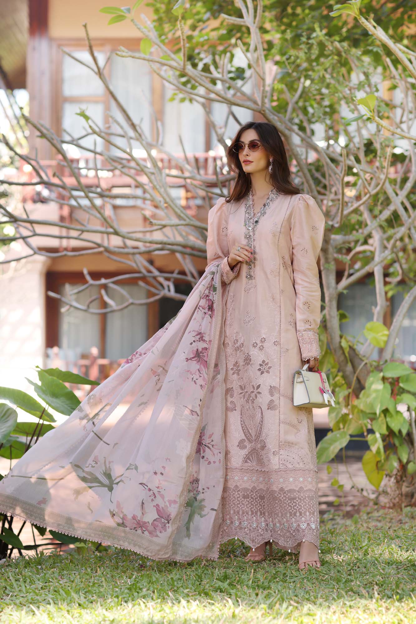 Noor by Saadia Asad | Eid Luxury Laserkari 25 | D6-B - House Of Hania