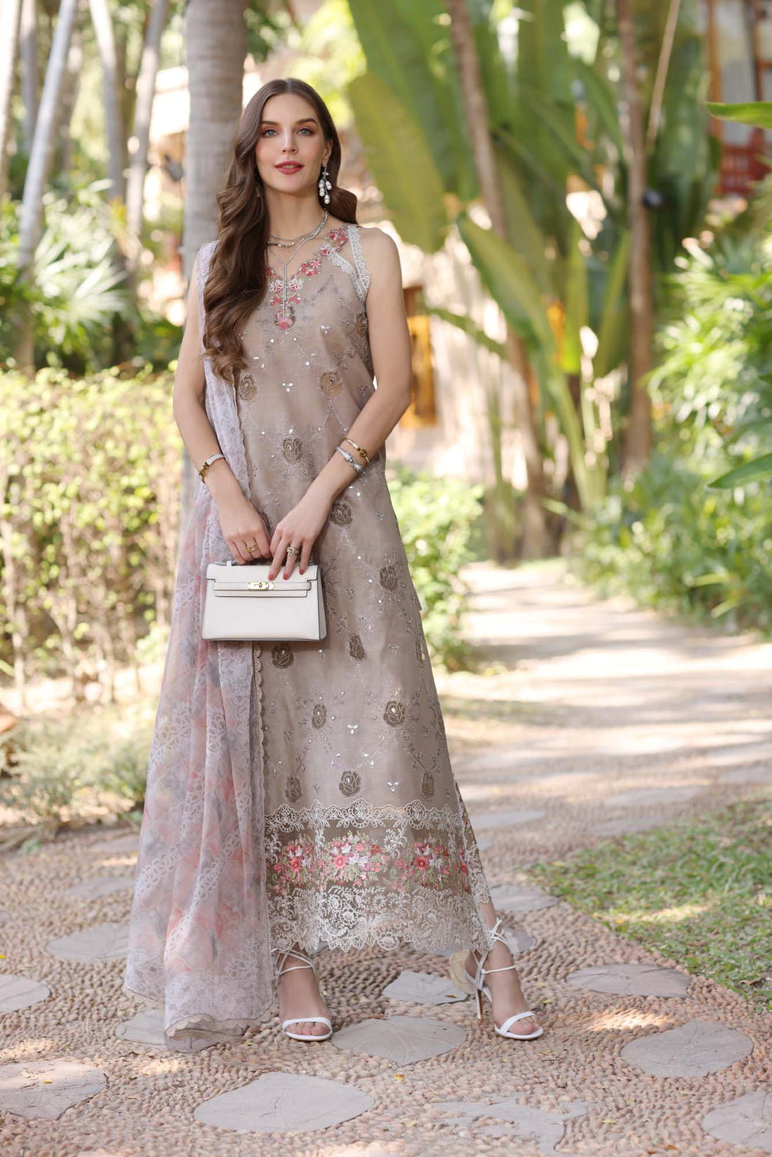 Noor by Saadia Asad | Eid Luxury Laserkari 25 | D8-B - House Of Hania
