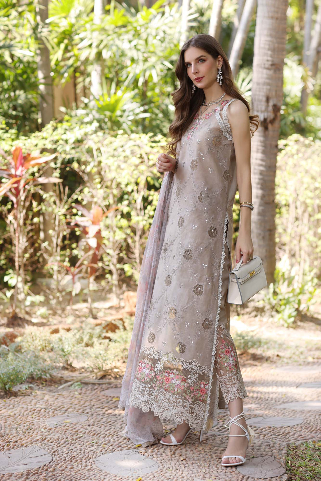 Noor by Saadia Asad | Eid Luxury Laserkari 25 | D8-B - House Of Hania