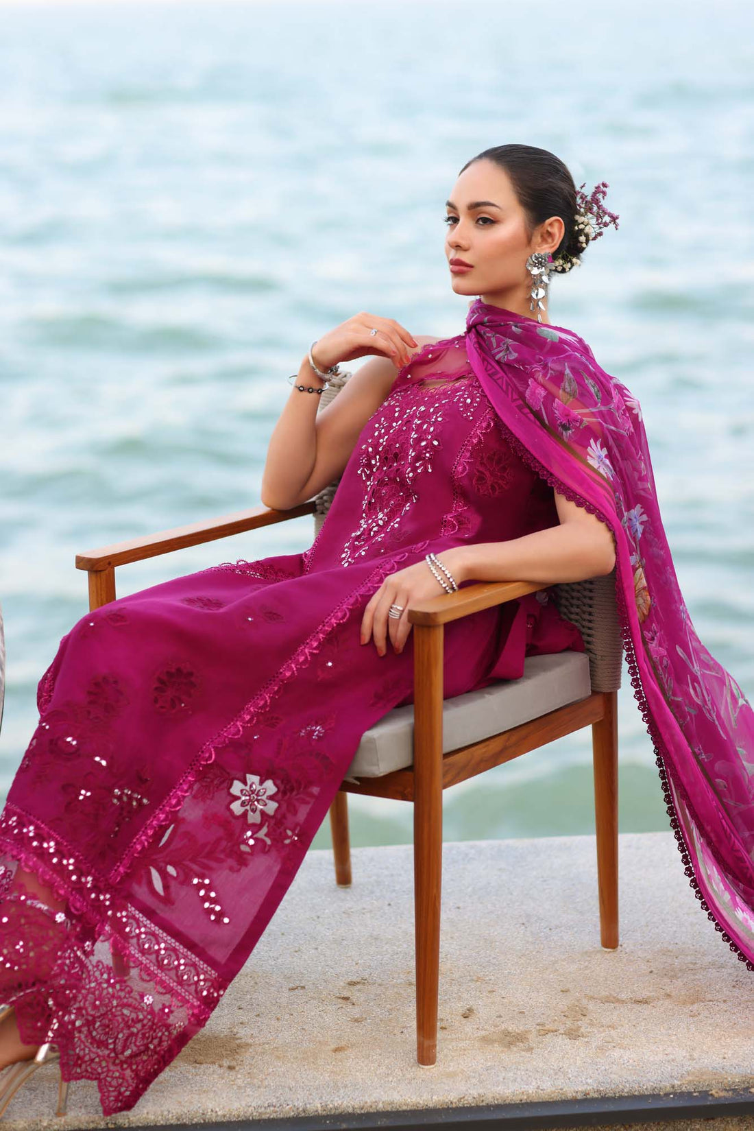 Noor by Saadia Asad | Eid Luxury Laserkari 25 | D9-A - House Of Hania