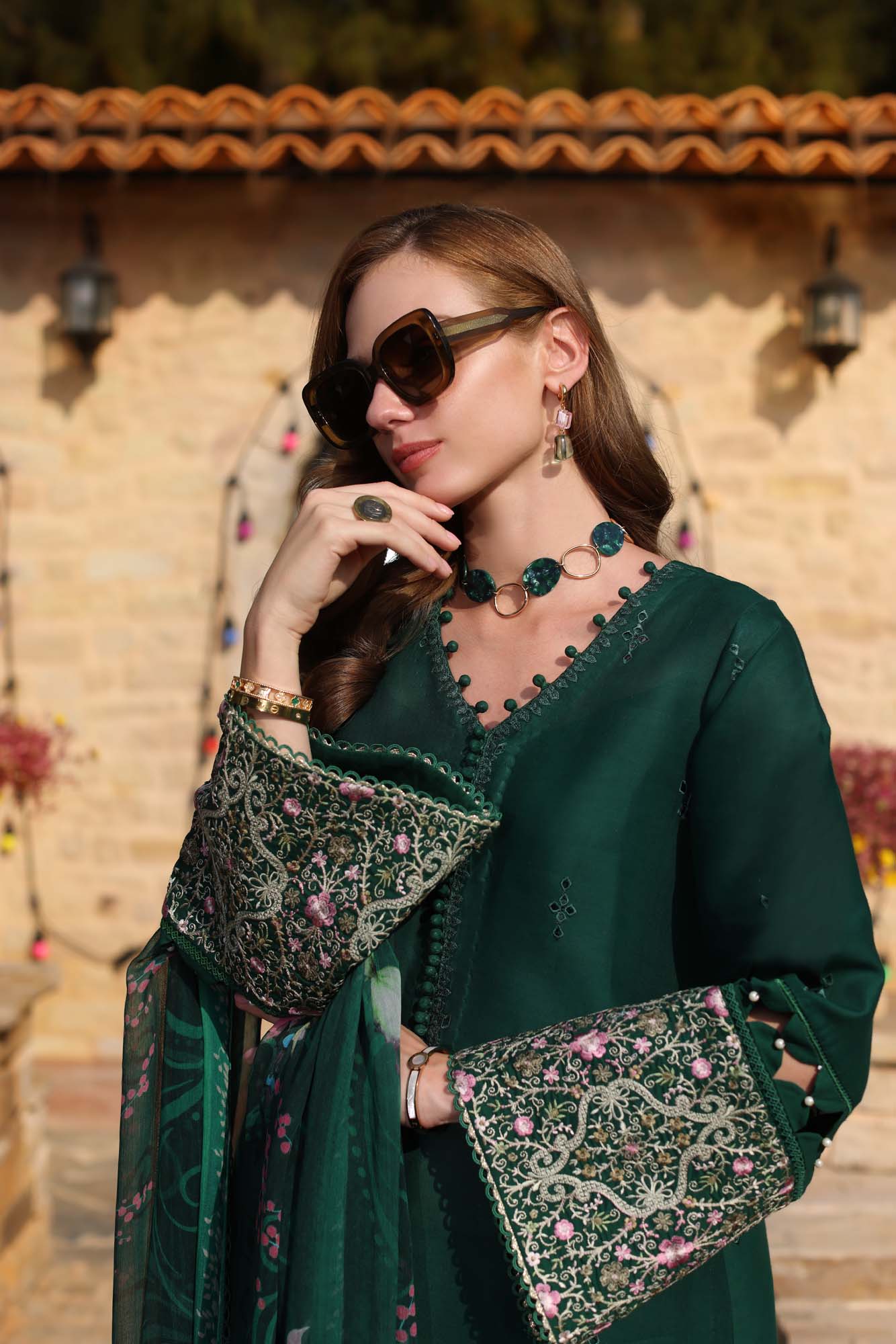 Noor by Saadia Asad | Luxe Chikankari 25 | D1-A - House Of Hania