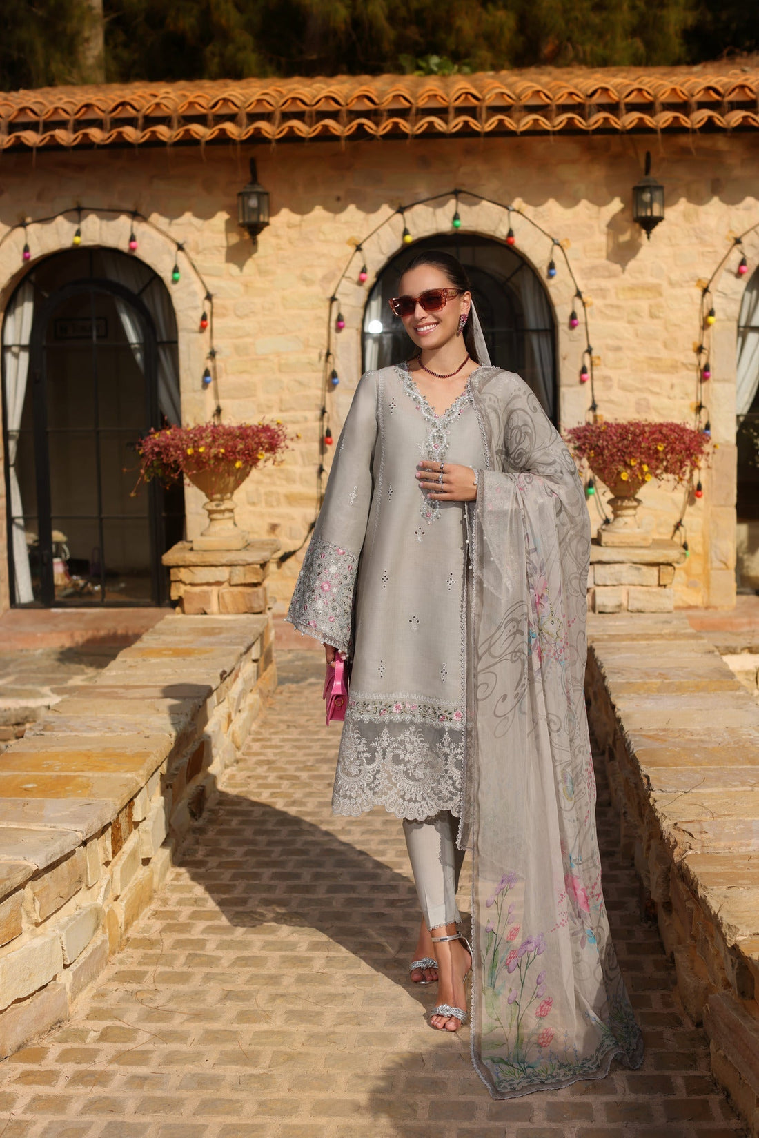 Noor by Saadia Asad | Luxe Chikankari 25 | D1-B - House Of Hania