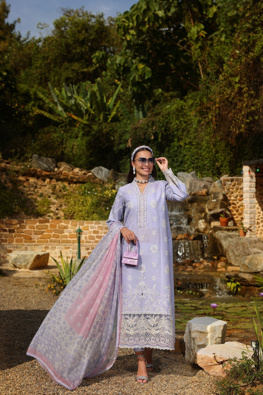 Noor by Saadia Asad | Luxe Chikankari 25 | D3-A - House Of Hania