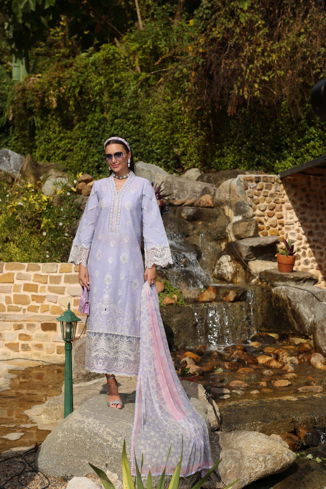 Noor by Saadia Asad | Luxe Chikankari 25 | D3-A - House Of Hania