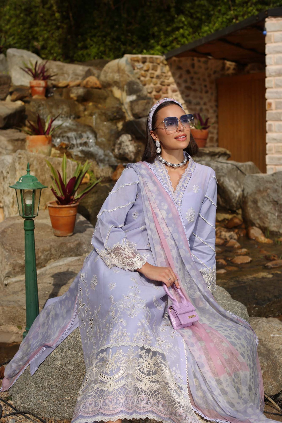 Noor by Saadia Asad | Luxe Chikankari 25 | D3-A - House Of Hania
