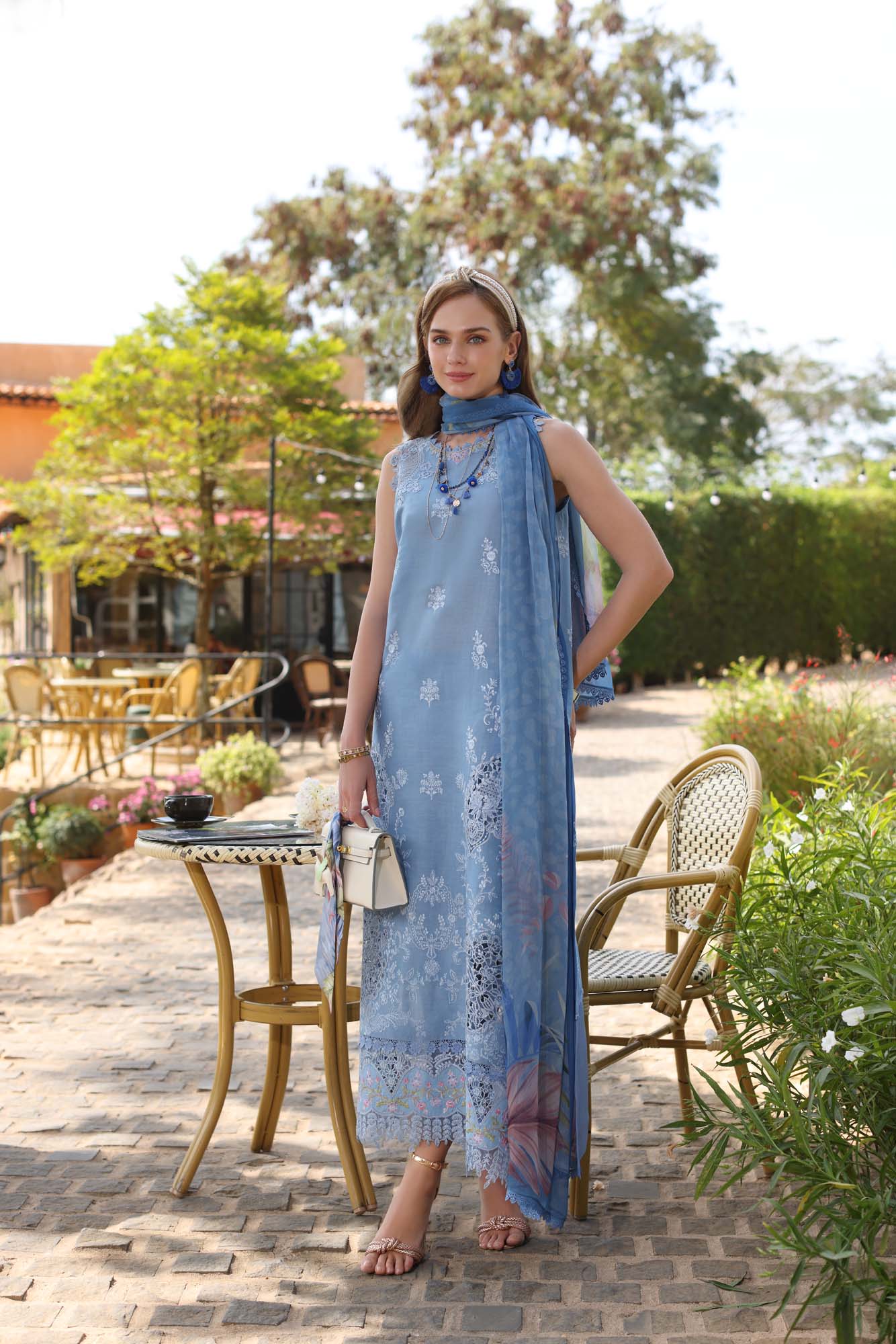Noor by Saadia Asad | Luxe Chikankari 25 | D4-B - House Of Hania