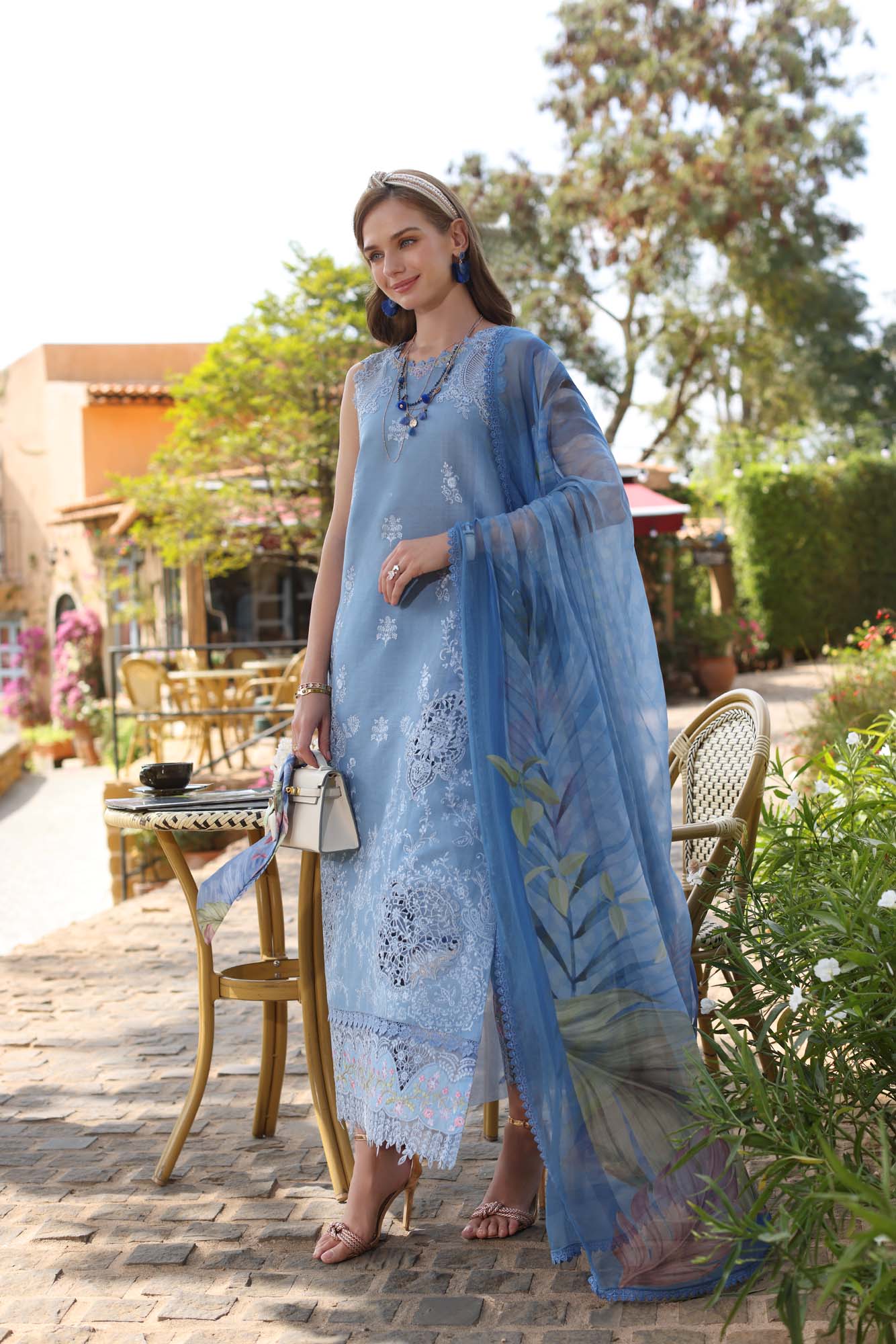 Noor by Saadia Asad | Luxe Chikankari 25 | D4-B - House Of Hania