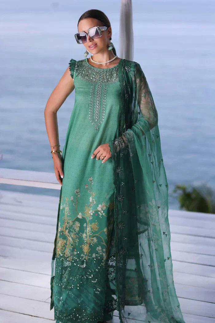 Noor by Saadia Asad | Luxe Printkari 24 | D7-B - House Of Hania