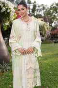 Noor by Saadia Asad | Luxury Chikankari Lawn24 | D11-B Mint Schifli - House Of Hania