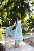 Noor by Saadia Asad | Luxury Chikankari Lawn24 | D2-A Geroze - House Of Hania