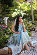 Noor by Saadia Asad | Luxury Chikankari Lawn24 | D2-A Geroze - House Of Hania
