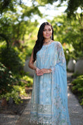 Noor by Saadia Asad | Luxury Chikankari Lawn24 | D2-A Geroze - House Of Hania