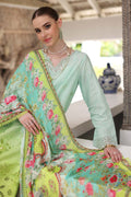 Noor by Saadia Asad | Luxury Chikankari Lawn24 | D5-A Aqua Ombre - House Of Hania