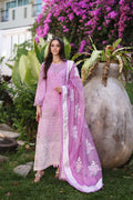 Noor by Saadia Asad | Luxury Chikankari Lawn24 | D9-A Pink - House Of Hania