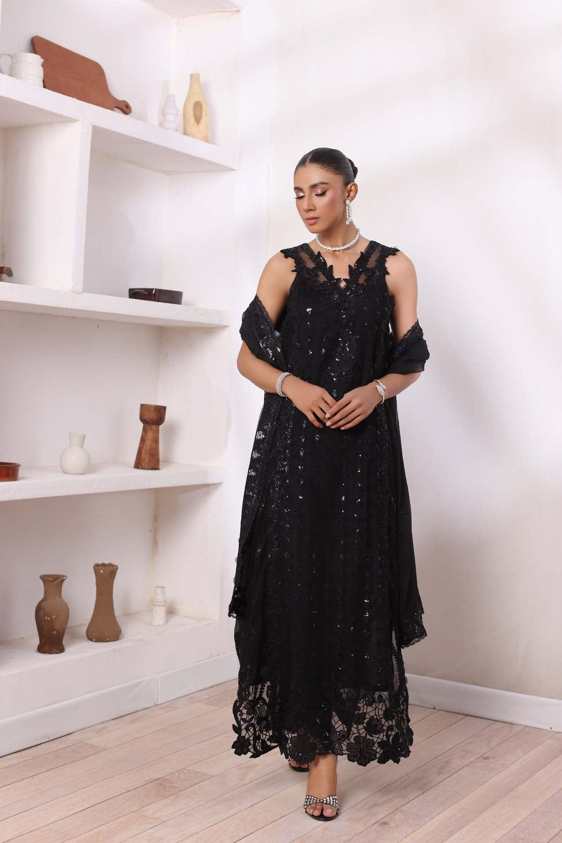 Noor by Saadia Asad | Noor Chiffon De Luxe | D4 - House Of Hania
