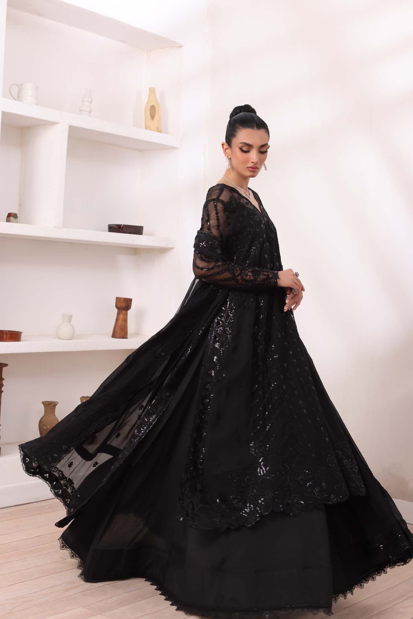 Noor by Saadia Asad | Noor Chiffon De Luxe | D4 - House Of Hania