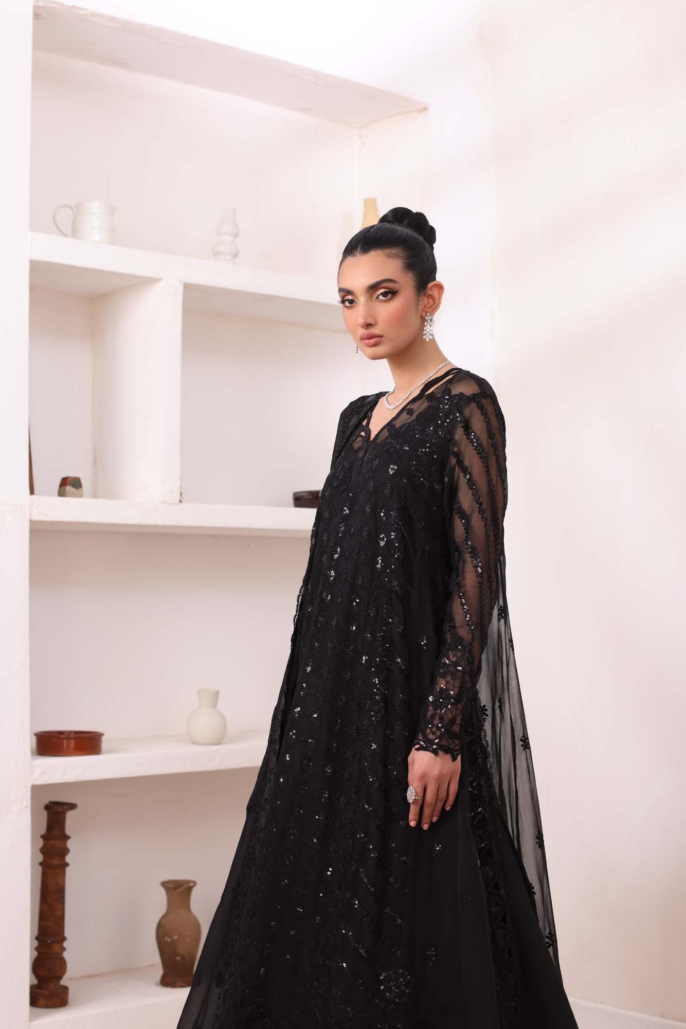 Noor by Saadia Asad | Noor Chiffon De Luxe | D4 - House Of Hania