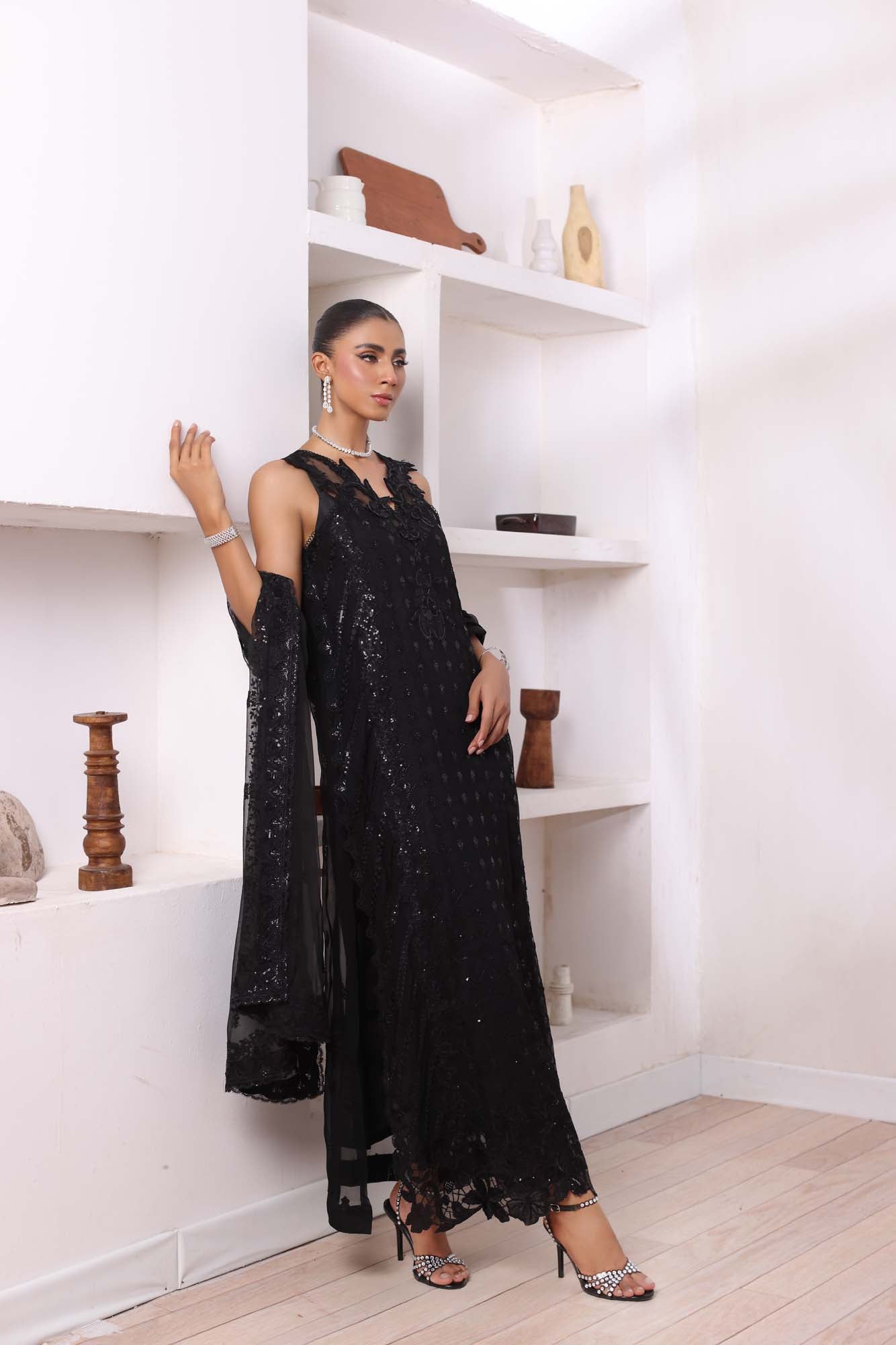 Noor by Saadia Asad | Noor Chiffon De Luxe | D4 - House Of Hania