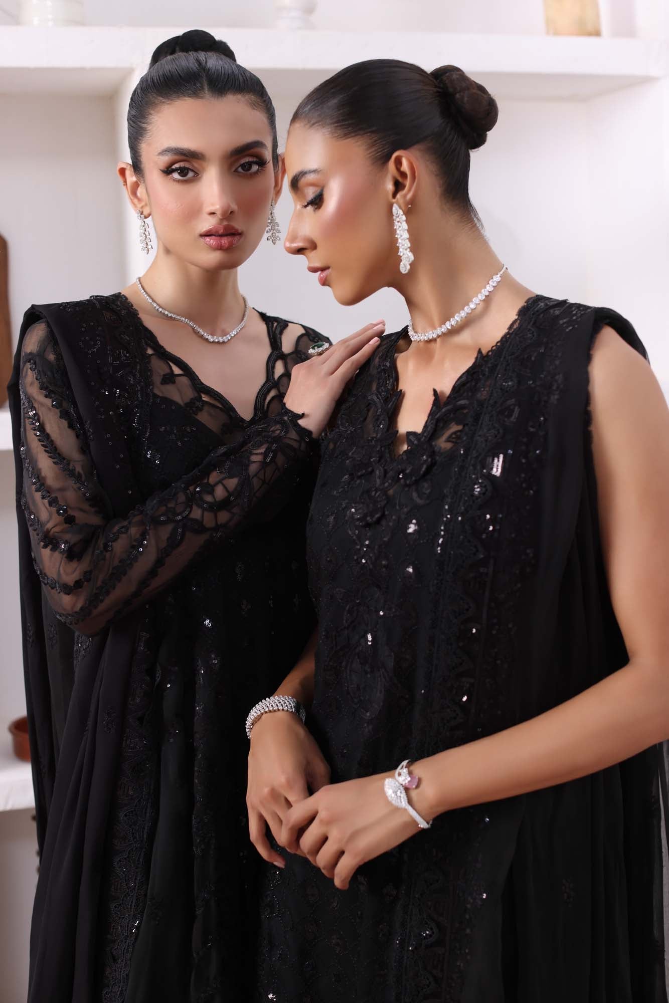 Noor by Saadia Asad | Noor Chiffon De Luxe | D4 - House Of Hania