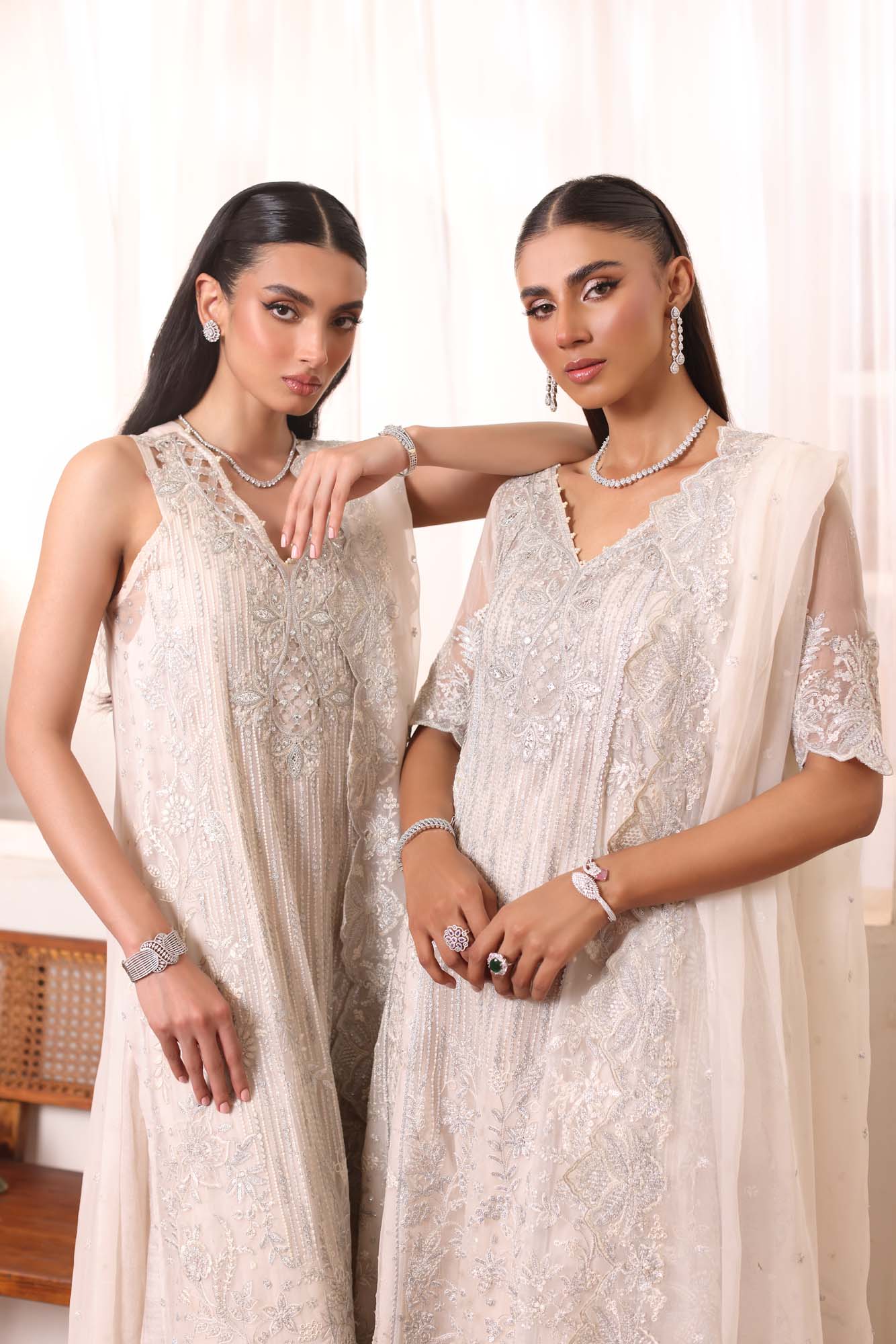 Noor by Saadia Asad | Noor Chiffon De Luxe | D5 - House Of Hania