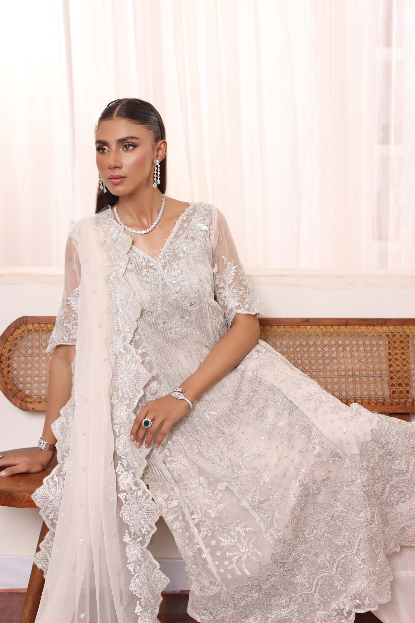 Noor by Saadia Asad | Noor Chiffon De Luxe | D5 - House Of Hania