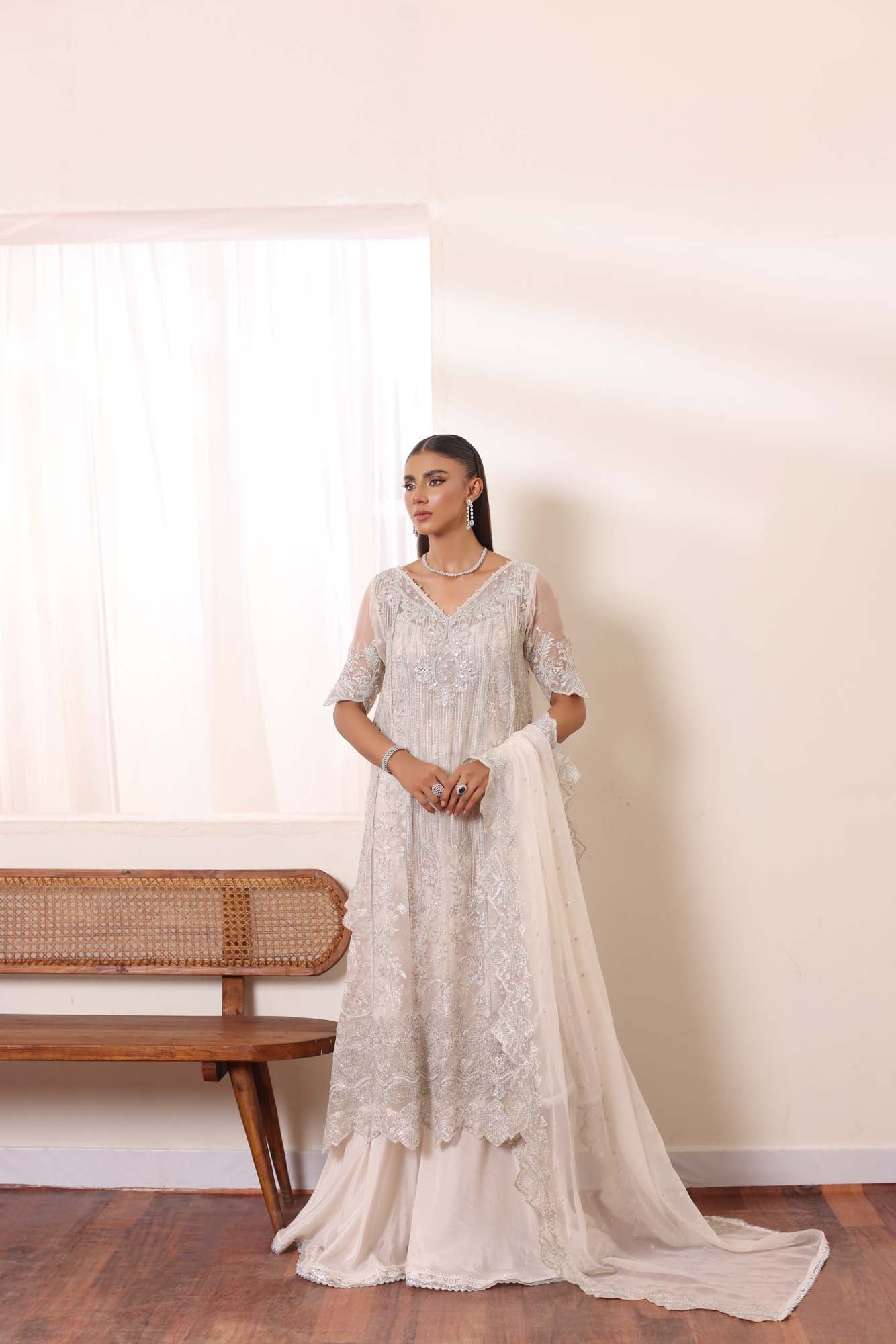Noor by Saadia Asad | Noor Chiffon De Luxe | D5 - House Of Hania