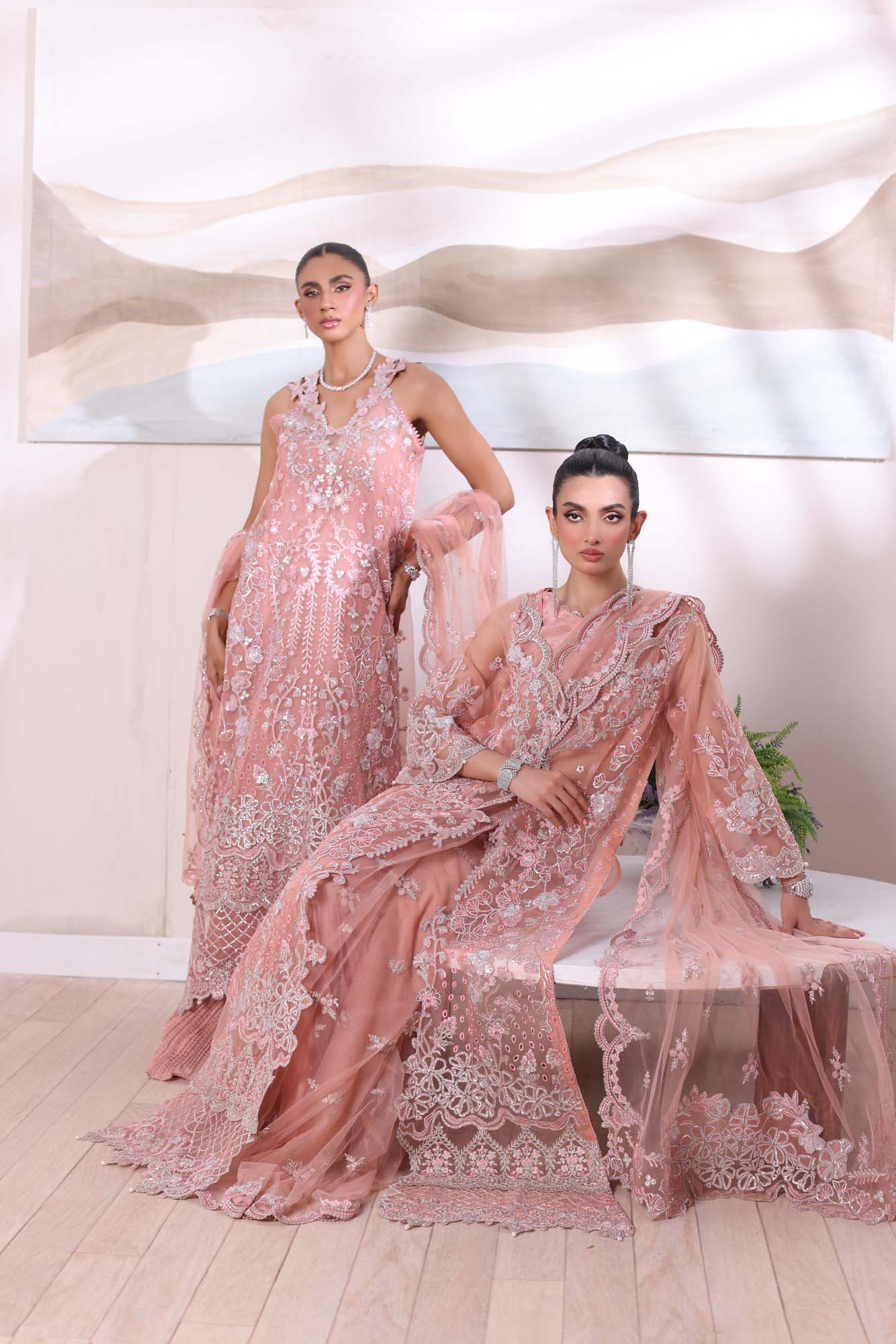 Noor by Saadia Asad | Noor Chiffon De Luxe | D6 - House Of Hania