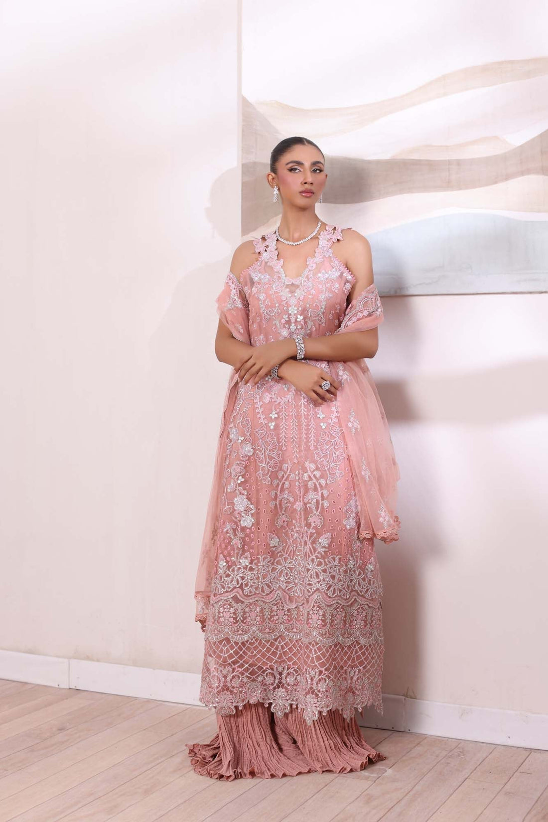 Noor by Saadia Asad | Noor Chiffon De Luxe | D6 - House Of Hania