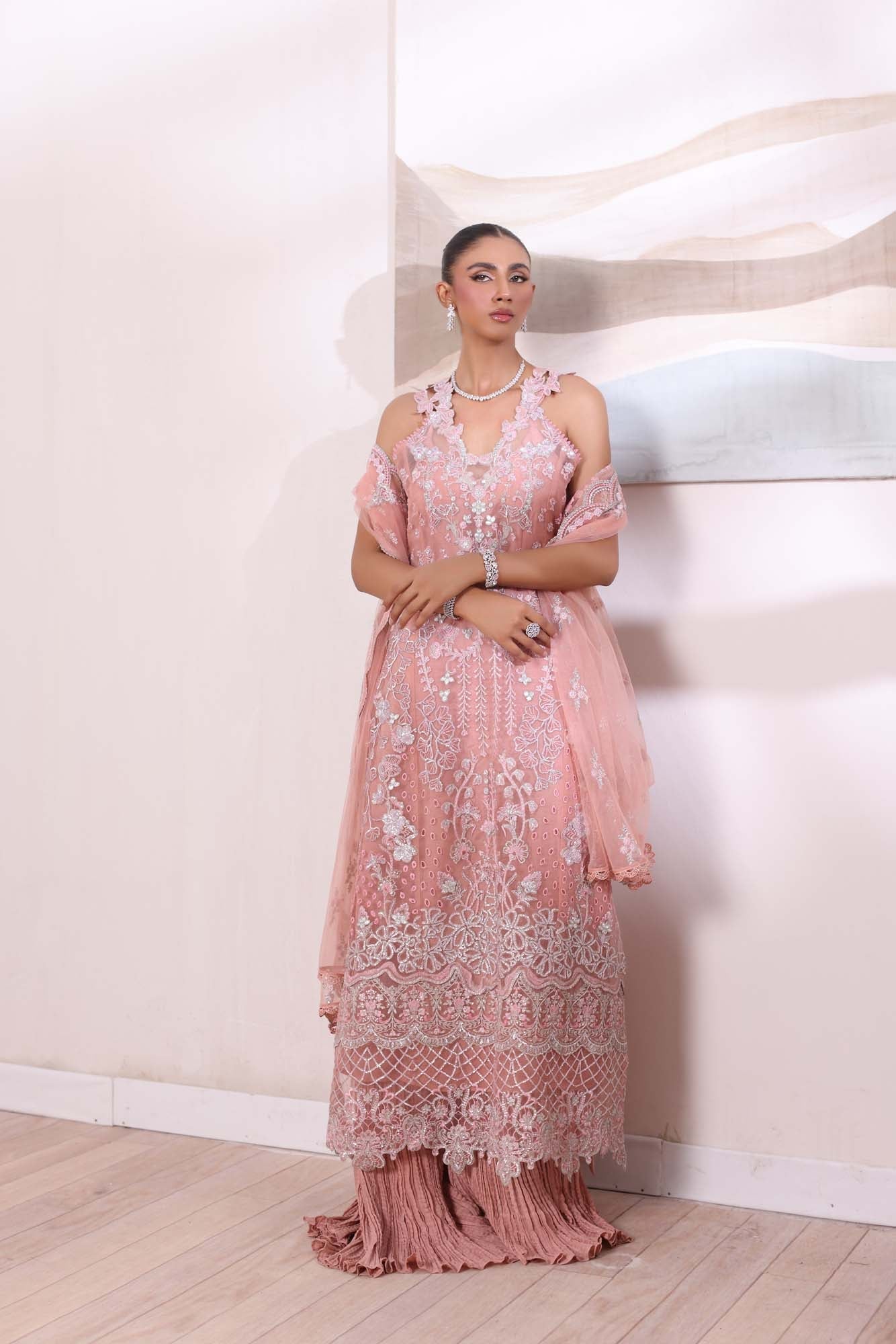 Noor by Saadia Asad | Noor Chiffon De Luxe | D6 - House Of Hania